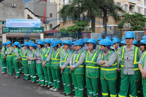 đồng phục công nhân môi trường