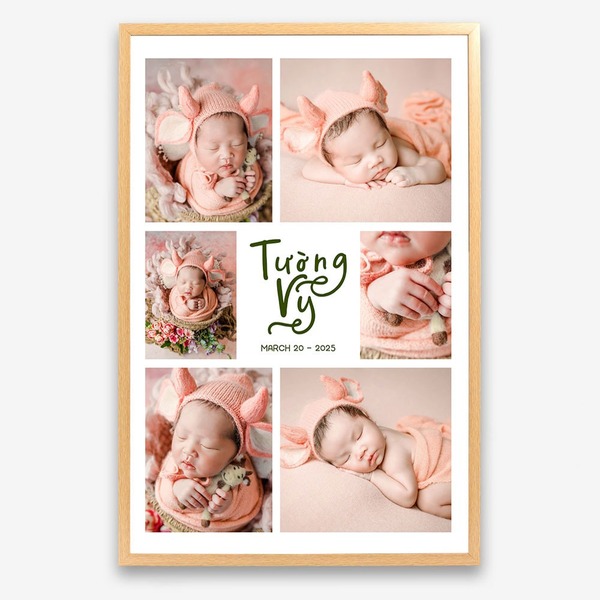 In ảnh cho con để lưu giữ khoảnh khắc đầu đời cho bé