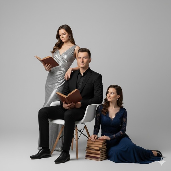 Tạo dáng với sách đơn giản mà đẹp