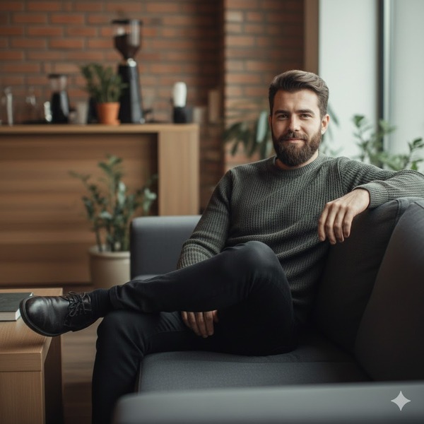 Ngồi nửa nằm nửa ngồi