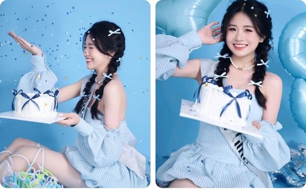 Chụp bộ ảnh sinh nhật tại Studio hiện đại