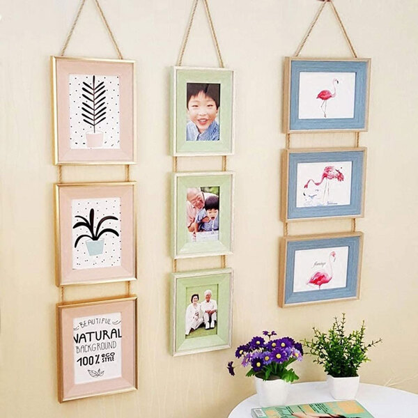 Khung ảnh đẹp để ghép ảnh Handmade treo tường