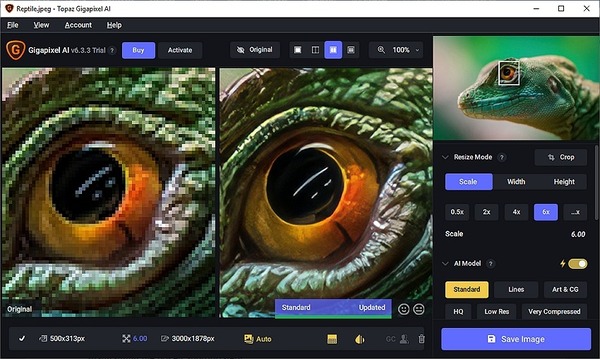 Cách phóng to ảnh bằng Topaz Gigapixel AI