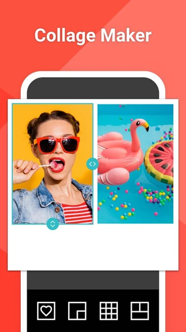 Photo Grid cho phép bạn chỉnh sửa ảnh, thêm khung trắng, cắt chỉnh ảnh, xoay ảnh đơn giản