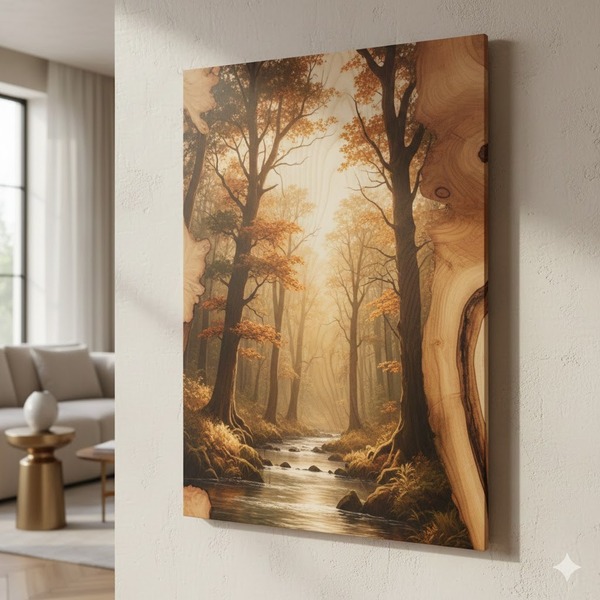 In ảnh lên gỗ tự nhiên