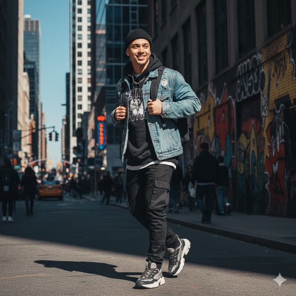 Concept street style phù hợp Gen Z, fashion content, TikTok.