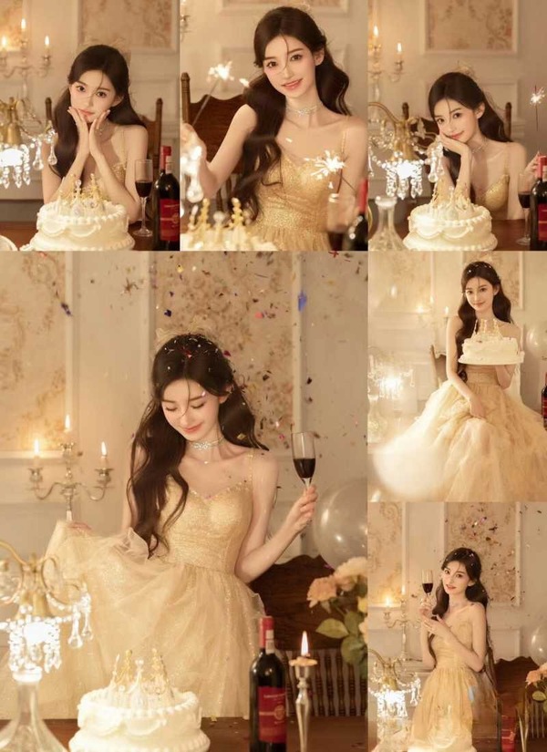 Chụp ảnh sinh nhật đẹp kiểu tiểu thư