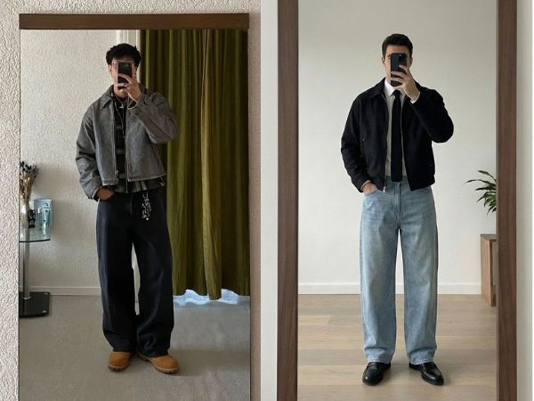 Khoe outfit với kiểu chụp ảnh trước gương