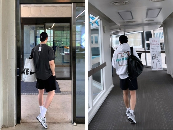 Vừa đi vừa chụp từ phía sau