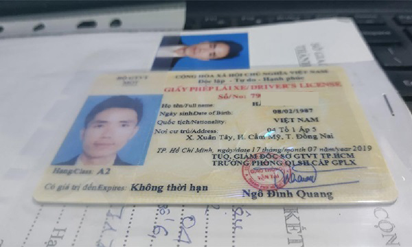 Hồ sơ thi lấy bằng xe máy A2 