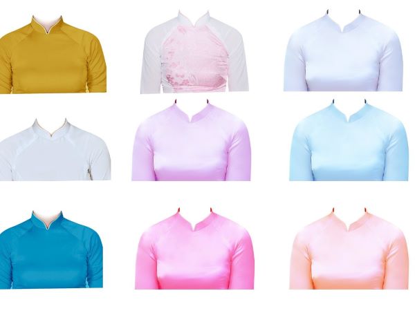 Mẫu áo dài ghép ảnh thẻ ngày càng được nhiều người lựa chọn nhờ sự tiện lợi