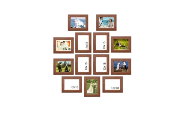 Mẫu khung đồng đều, phù hợp với phong cách decor trẻ trung