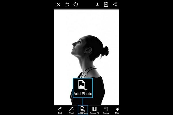 Chọn "Add Photo"