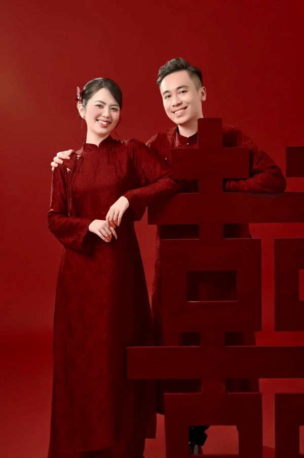 Concept chụp ảnh áo dài trong studio