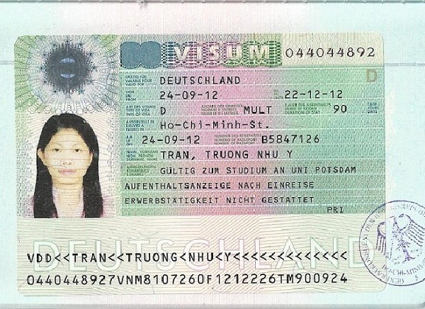 Chụp ảnh chuẩn xin visa Đức