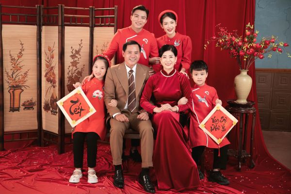 Concept chụp ảnh gia đình ngày Tết