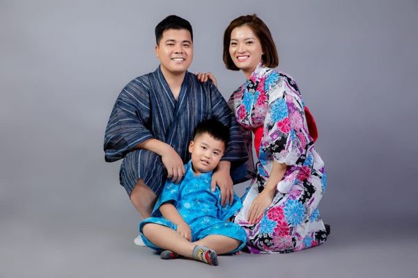 Concept chụp ảnh gia đình phong cách Nhật Bản