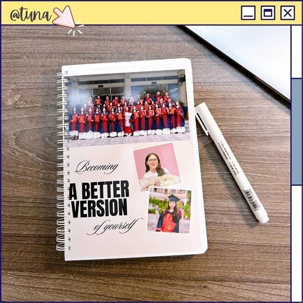 Hộp đựng giấy note in ảnh cá nhân nhỏ gọn