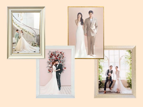 Mẫu 5 khung ảnh cưới 60x90 hiện đại