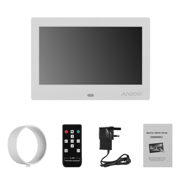 Khung ảnh kỹ thuật số Andoer 7 inch 1024x600 IPS trắng