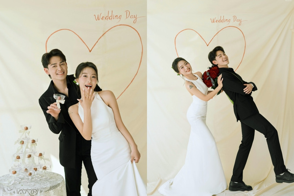 Màu vàng ấm áp tạo không gian tươi vui, hạnh phúc vào ngày trọng đại