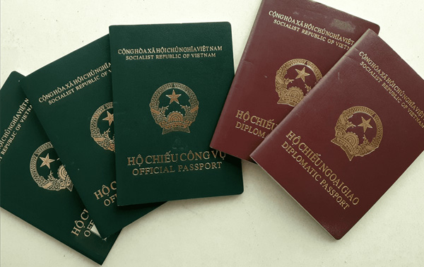 Hộ chiếu công vụ và hộ chiếu ngoại giao