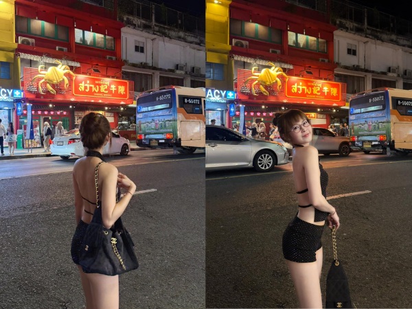 Chụp ảnh đứng sau lưng đầy gợi cảm