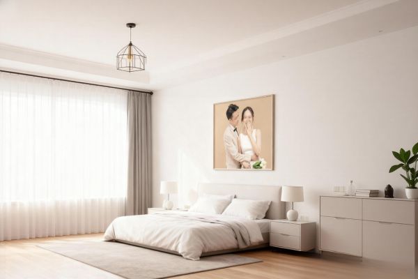 Hướng dẫn cách treo ảnh cưới trong phòng ngủ mang ý nghĩa phong thủy tốt cho vợ chồng