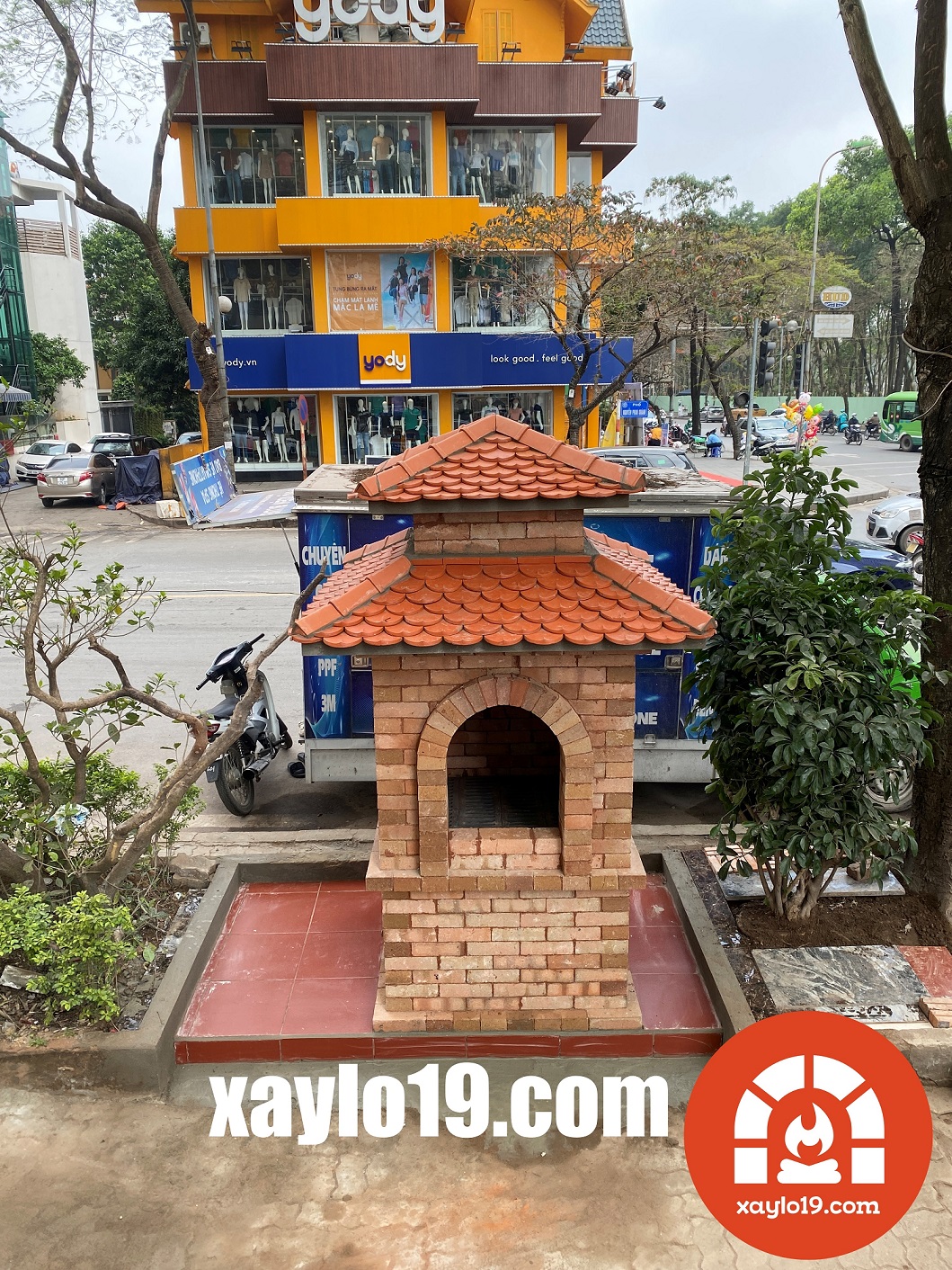 Lò hoá vàng mã tại chung cư CT5-X2 Bắc Linh Đàm
