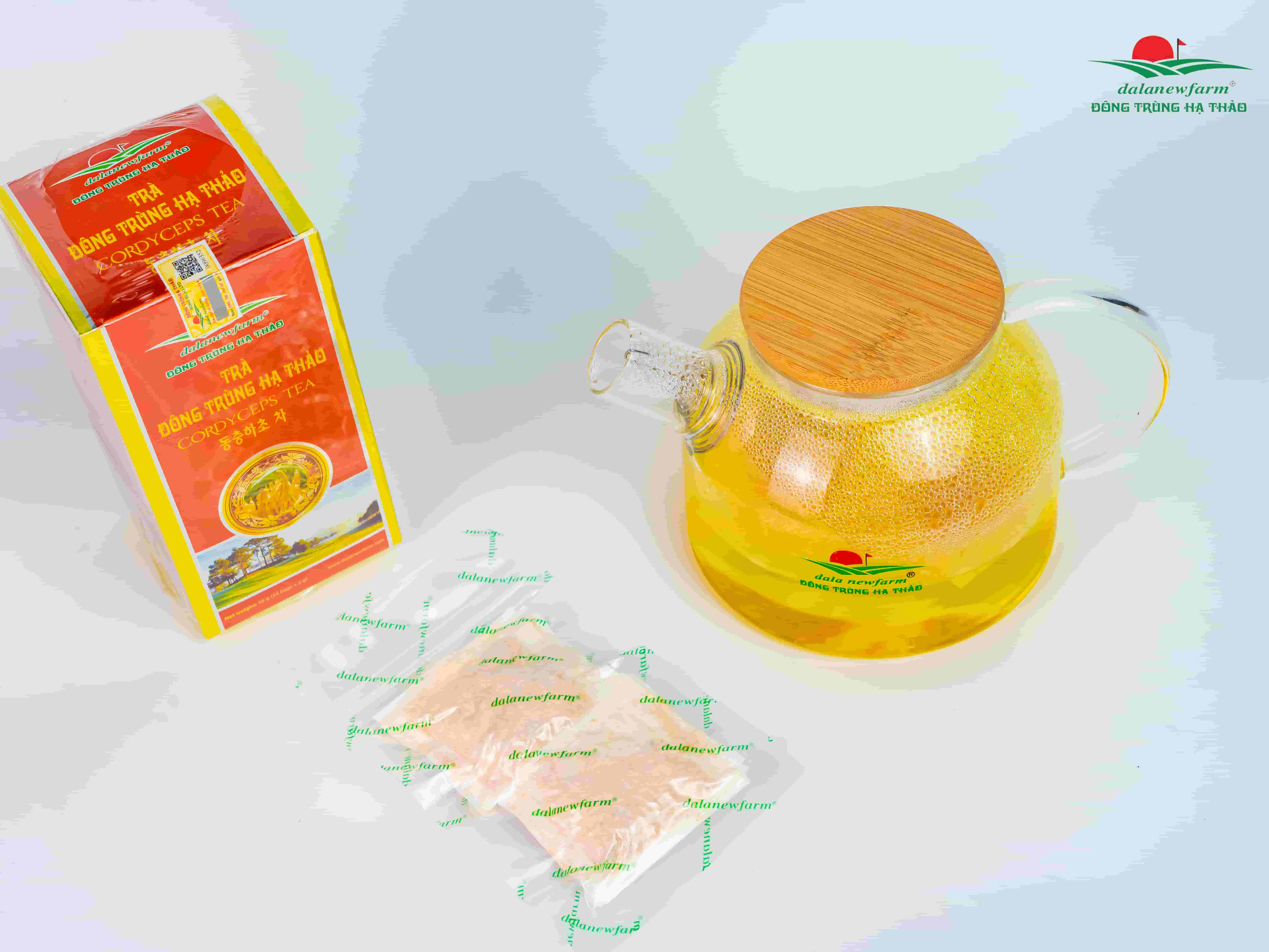 Trà Đông Trùng Hạ Thảo Hộp Đỏ