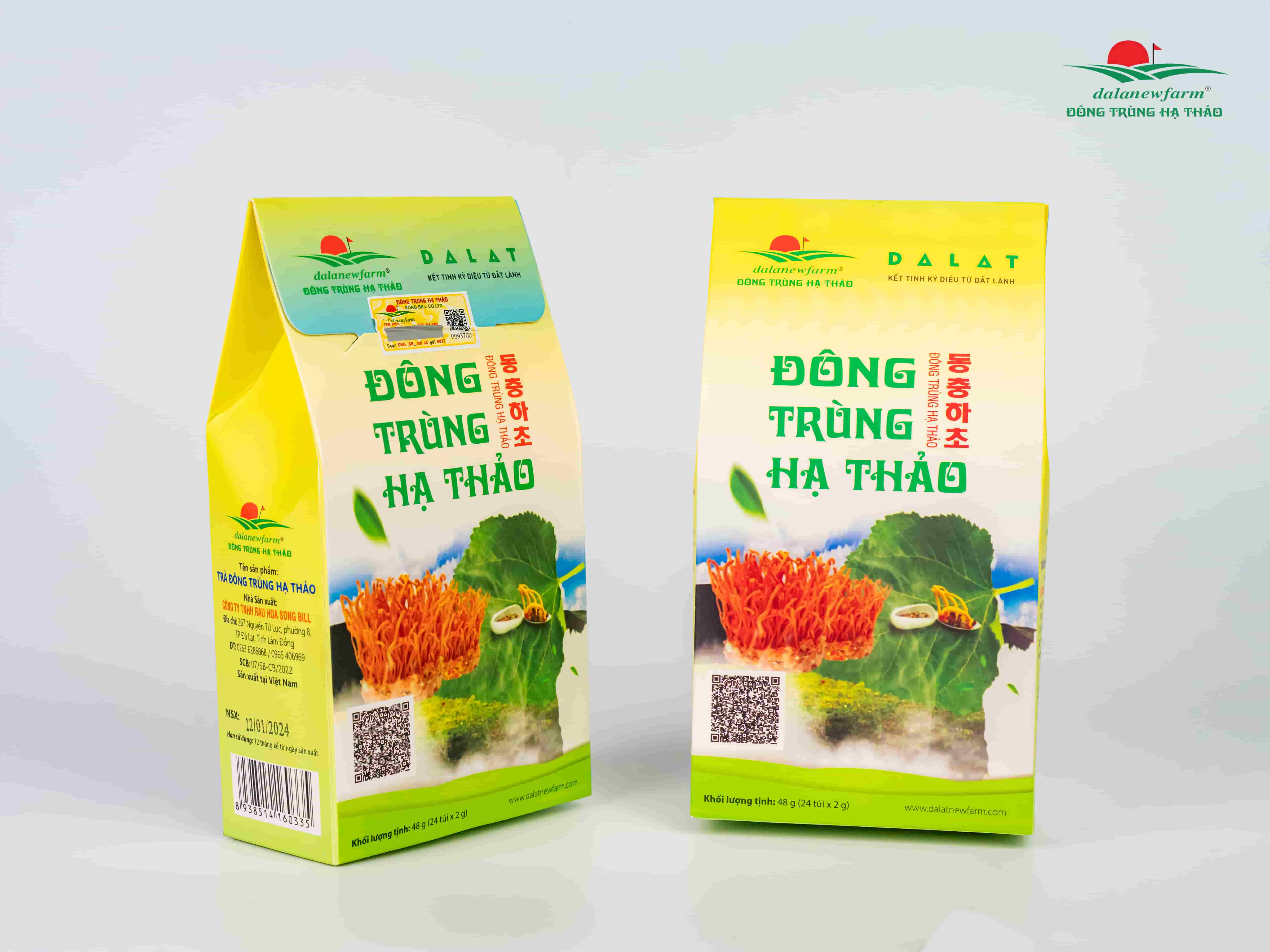 Trà Đông Trùng Hạ Thảo Hộp Xanh