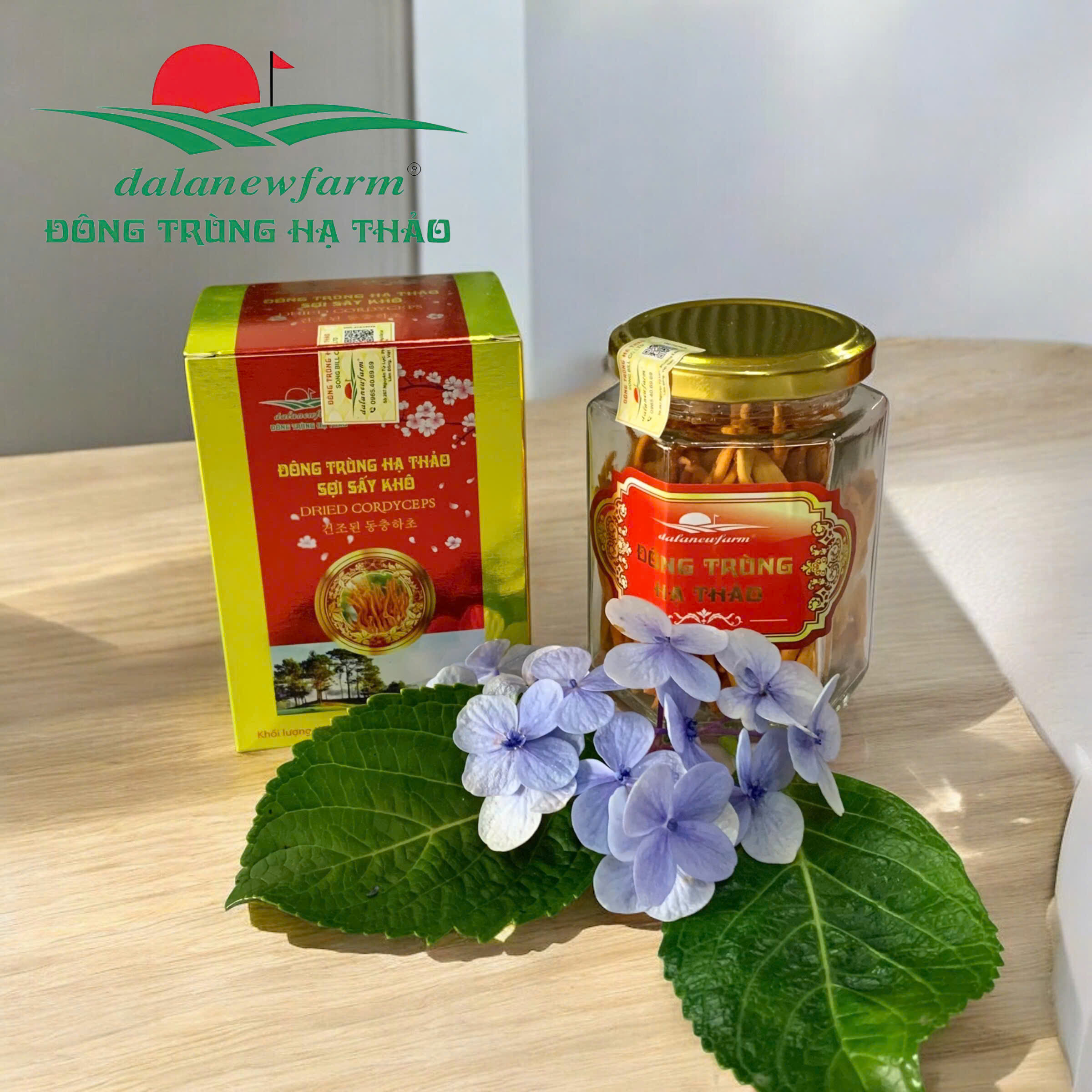 [ SET QUÀ TẶNG ] COMBO 1 hũ đông trùng hạ thảo ( size 1 ) & 1 hũ mật ong 180ml