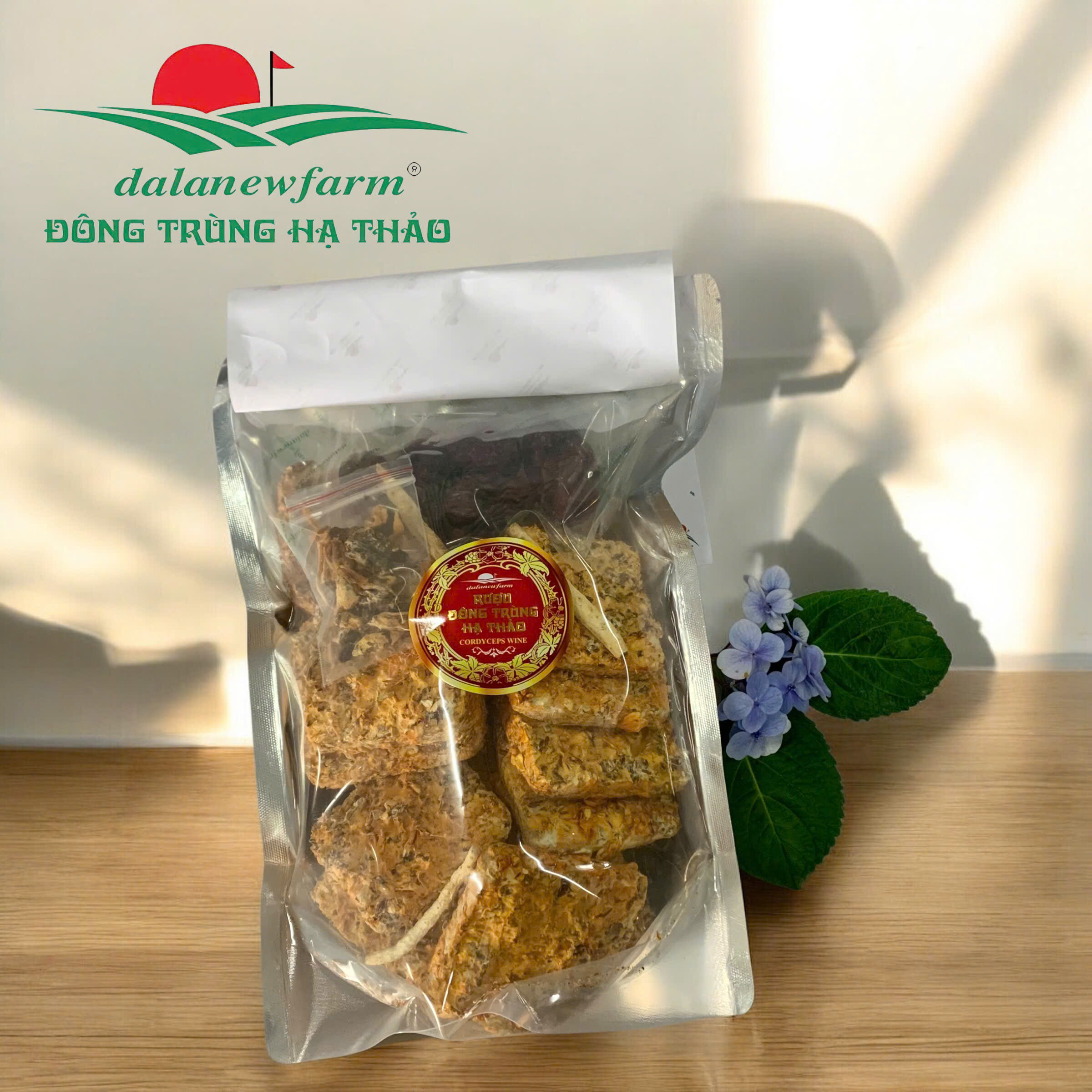 SET 500gr ngâm rượu đông trùng hạ thảo Dalanewfarm
