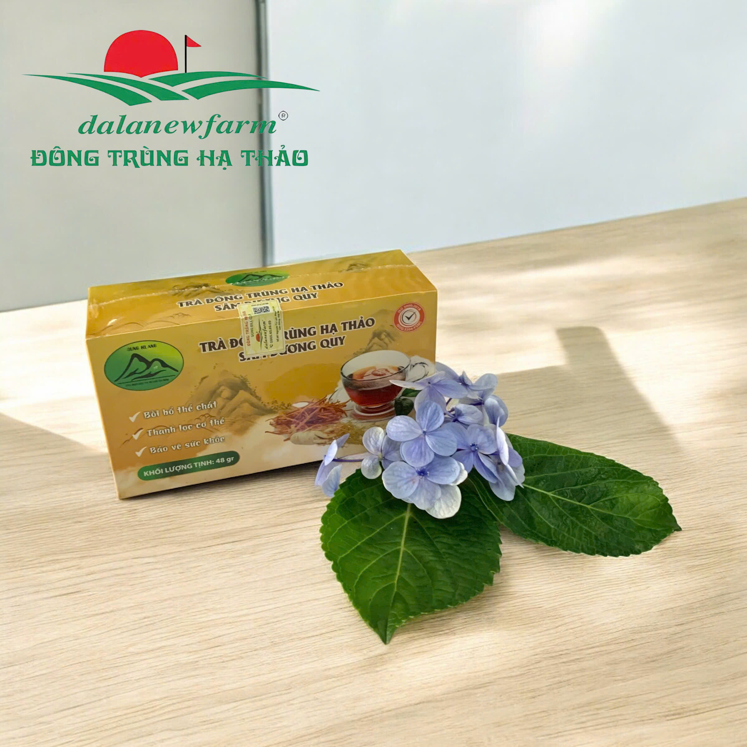 Trà đông trùng hạ thảo sâm dương quy Dalanewfarm