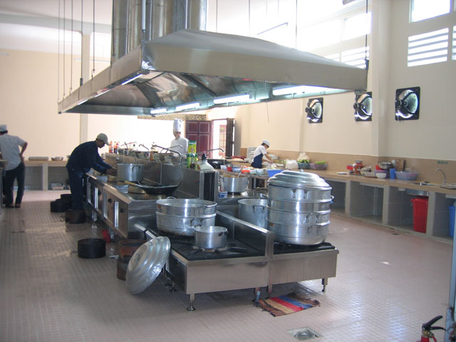 Khu bếp của bệnh viện đa khoa