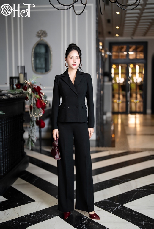 Quần sb ống suông tuytsi Đen