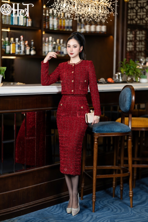 Juyp sb túi dán dạ tweed Đ.đô