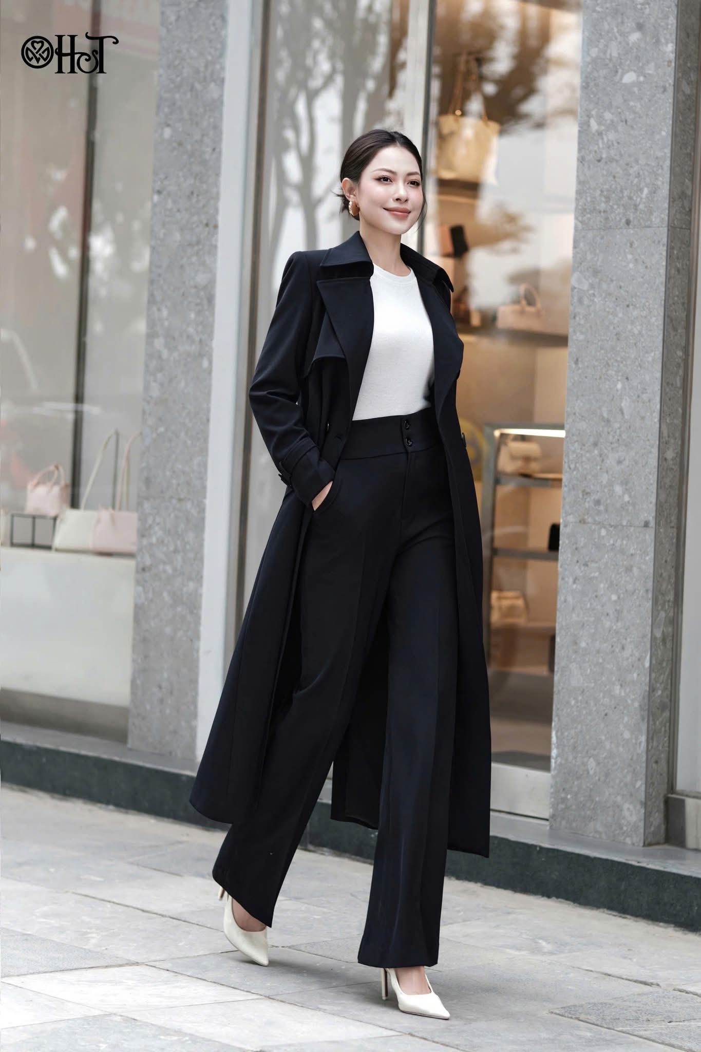 Quần cạp cao Chéo ý Tthan