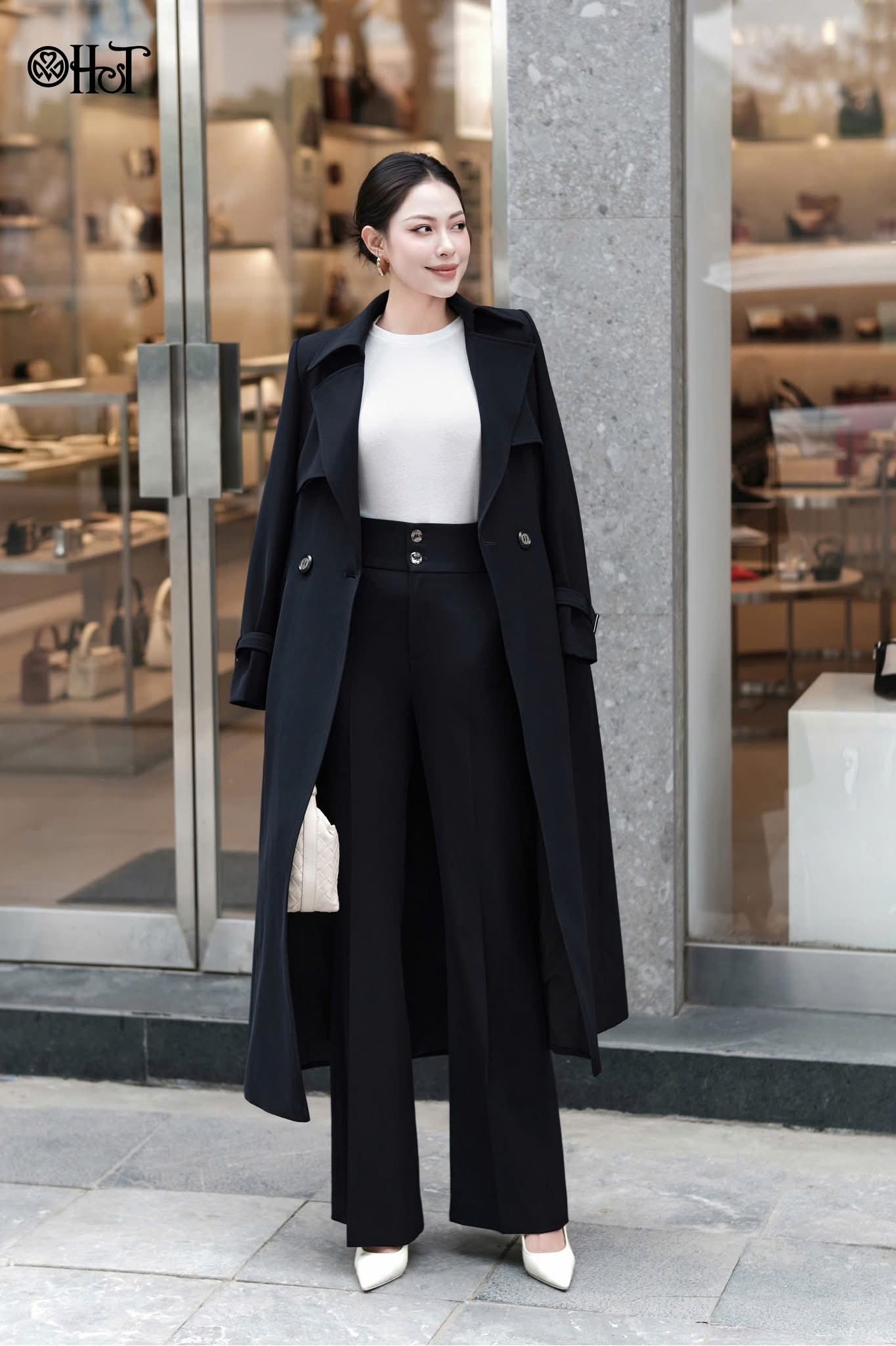 Măng tô tà bong Chéo ý Tthan