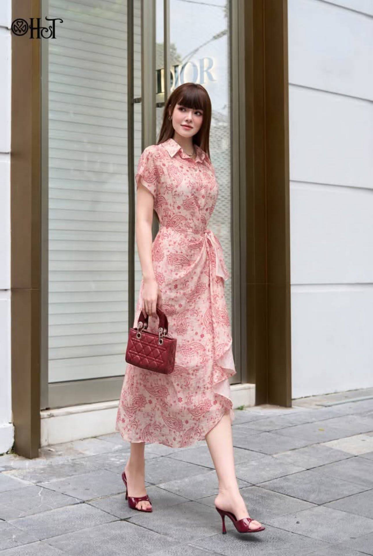 Đầm Tơ Boi cổ đức Hồng Shô