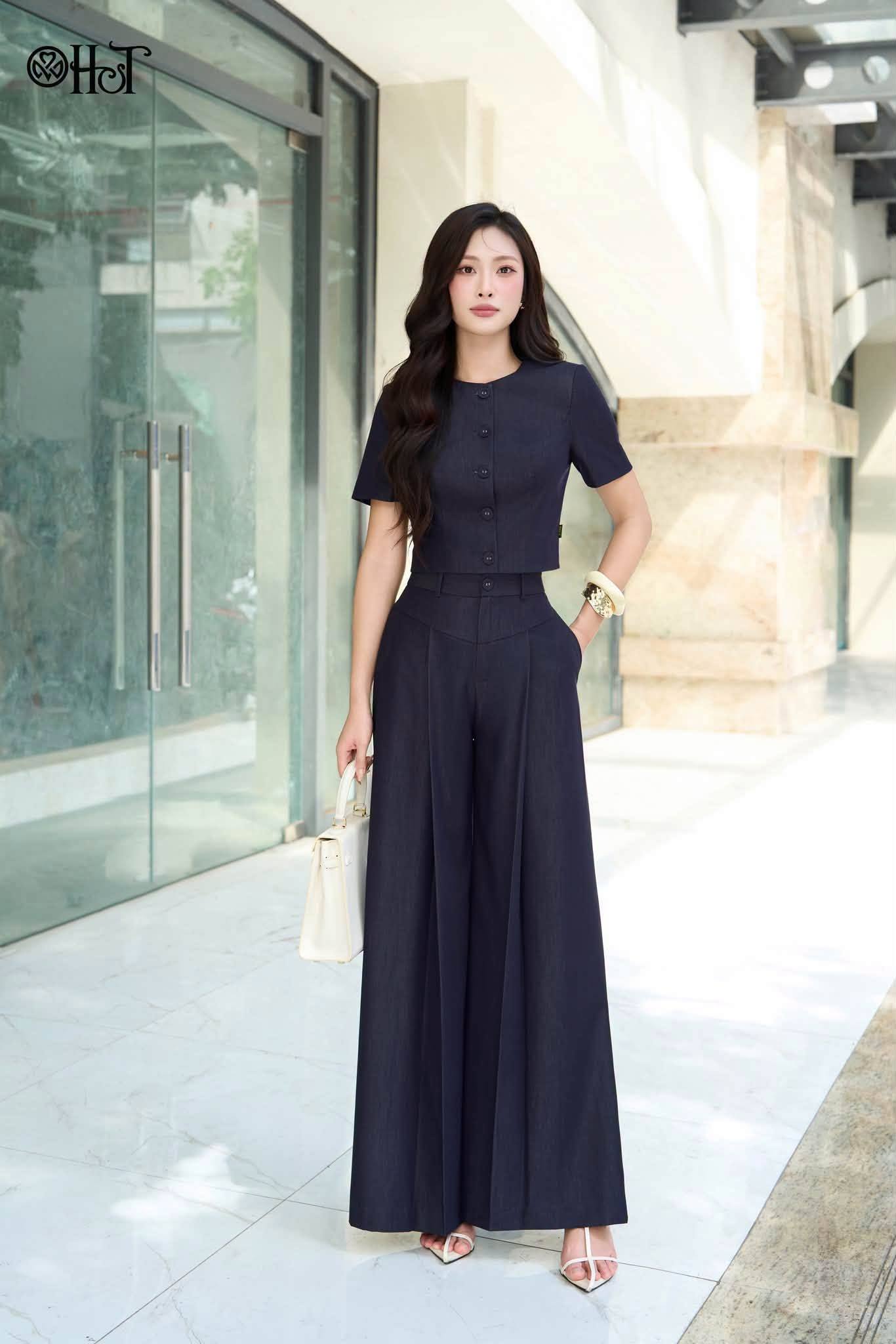 Quần xuông Bò lụa Tthan