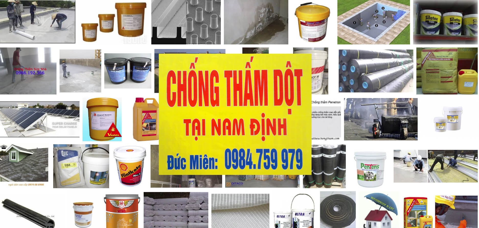 Dịch Vụ Chống Thấm Dột tại Nam Định