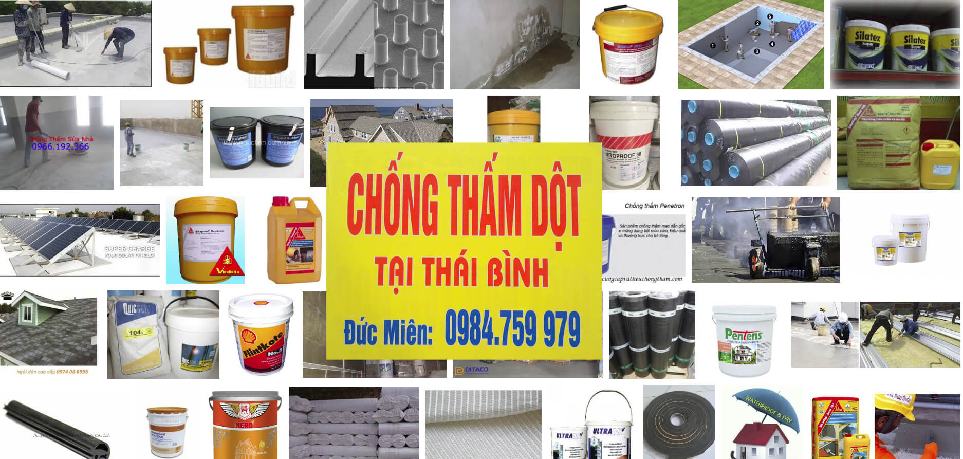 Dịch Vụ Chống Thấm Dột tại Thái Bình