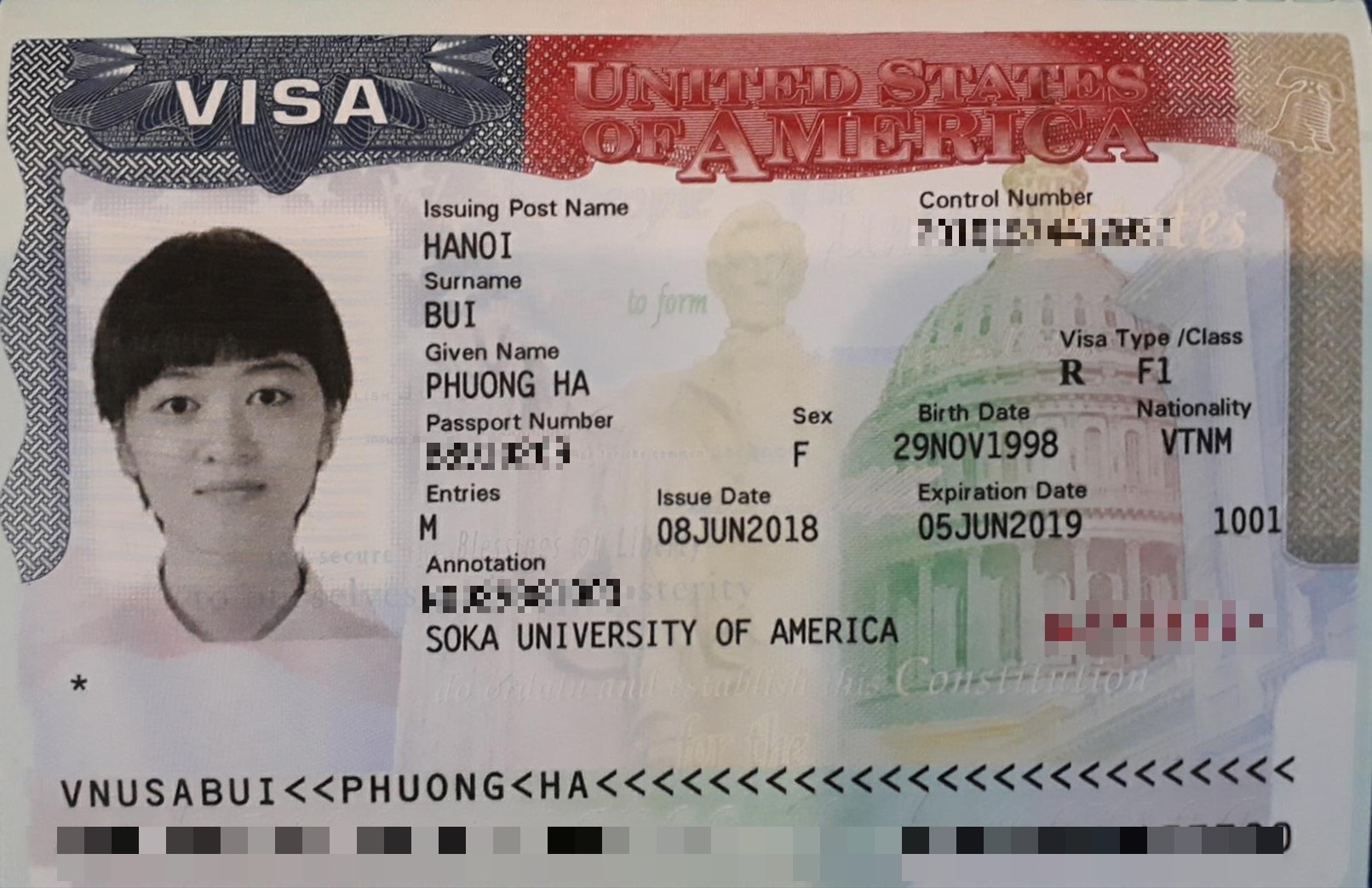 Chúc mừng bạn Bùi Phương Hà đã đậu visa du học Mỹ