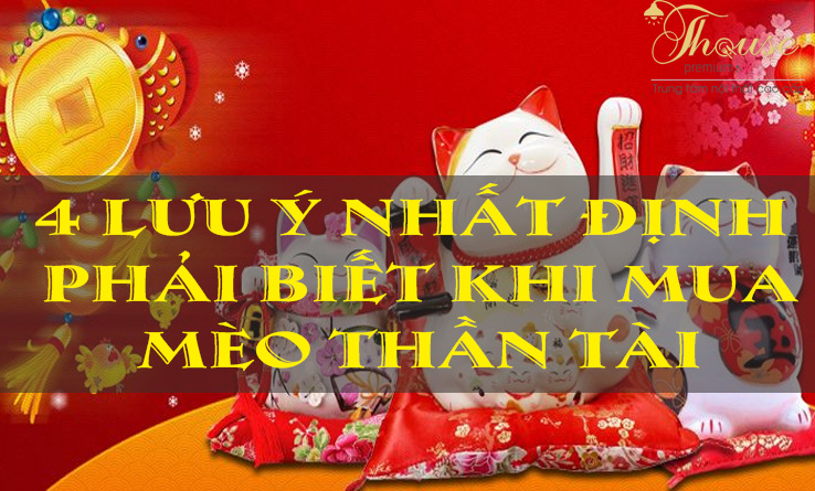 4 LƯU Ý NHẤT ĐỊNH PHẢI BIẾT KHI MUA MÈO THẦN TÀI CHO SHOP, CỬA HÀNG.