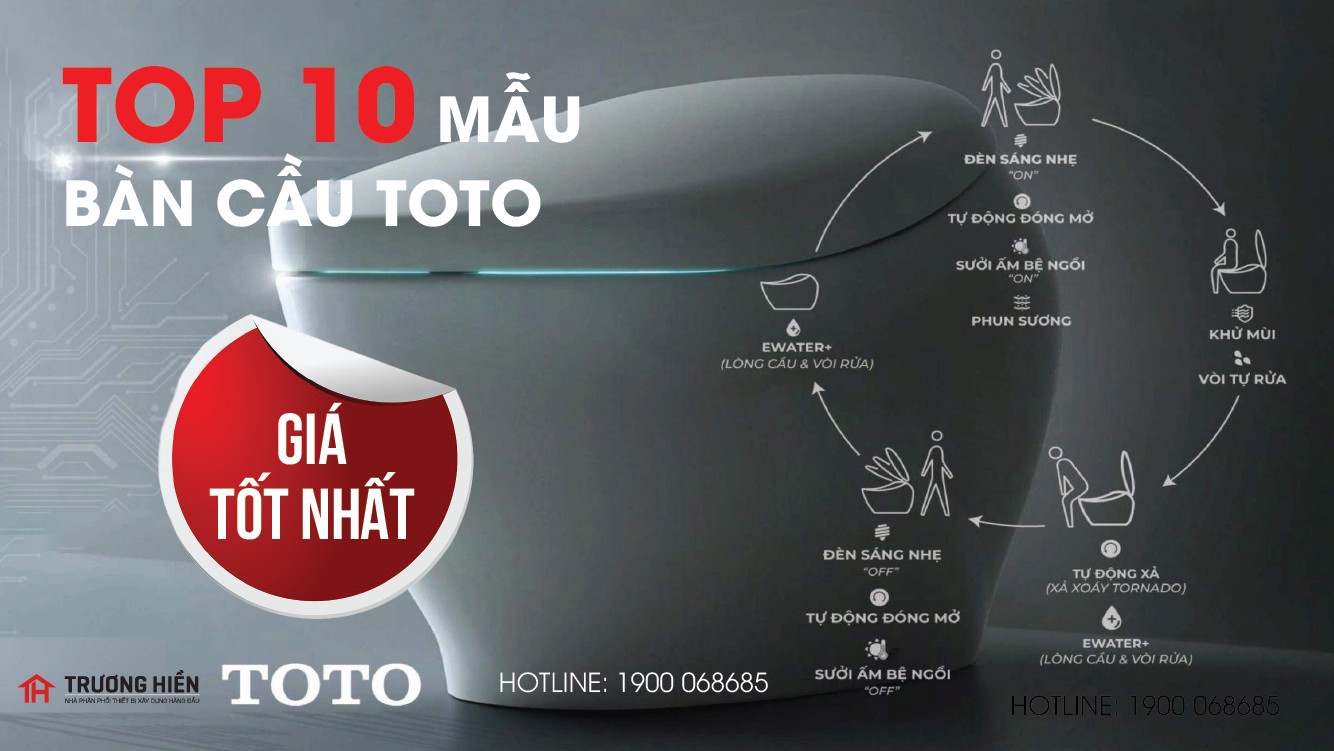 Top 10 mẫu bàn cầu TOTO chất lượng cao và giá tốt nhất - Mua sắm thông minh tại đây!