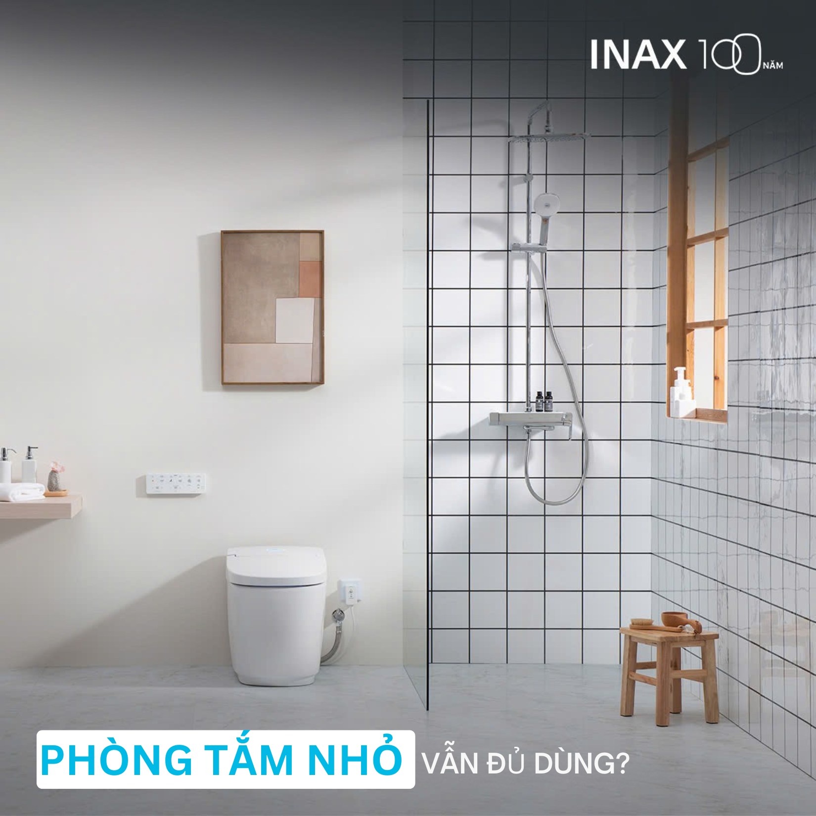 BIẾN PHÒNG TẮM NHỎ THÀNH KHÔNG GIAN HOÀN HẢO