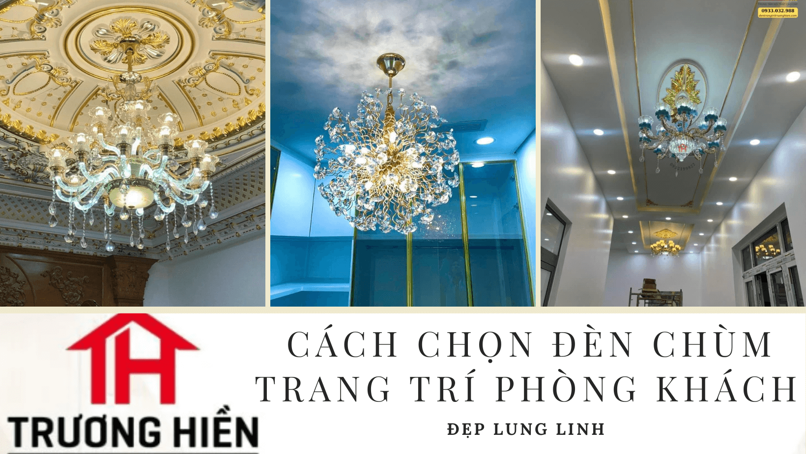 Cách chọn đèn chùm trang trí phòng khách đẹp từ nhà thiết kế nội thất