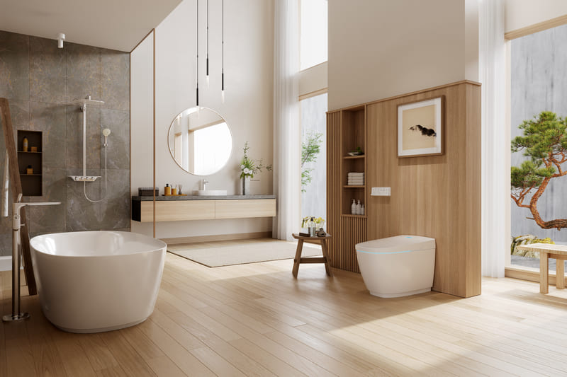 Bắt Kịp Xu Hướng 2025: Thiết Kế Phòng Tắm Tối Giản Với INAX