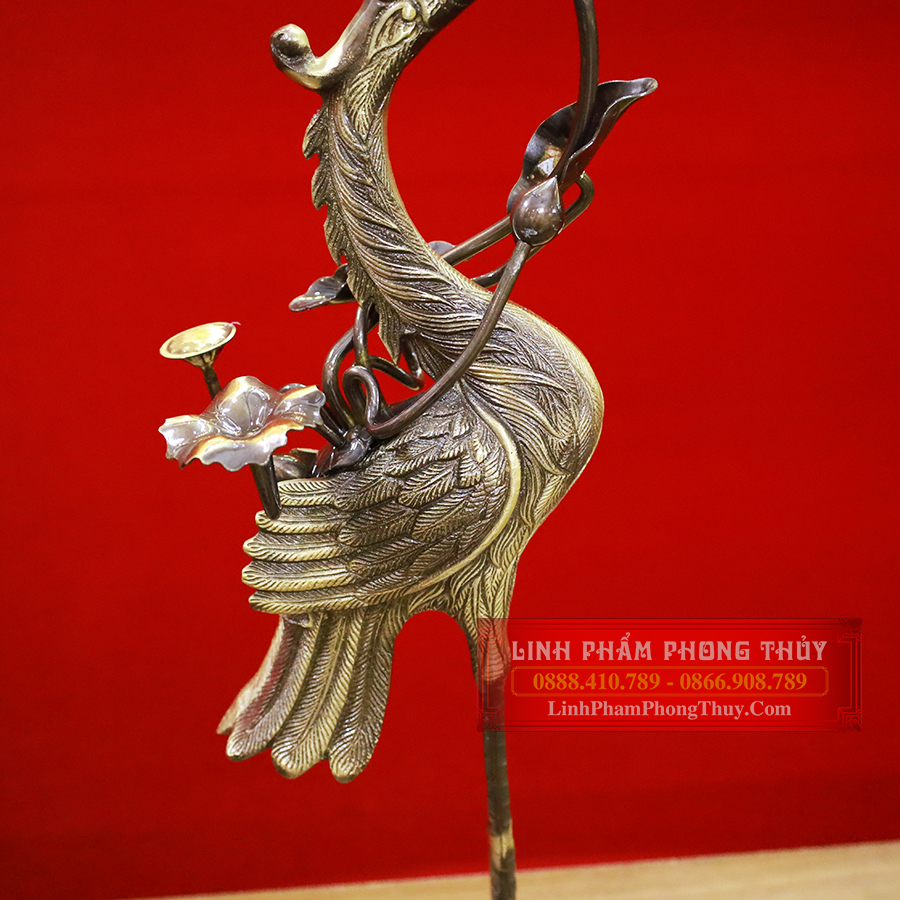 Cặp hạc đồng nguyên chất hai công nghệ